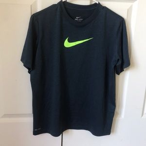 Blue Nike Dri-Fit Athletic Shirt